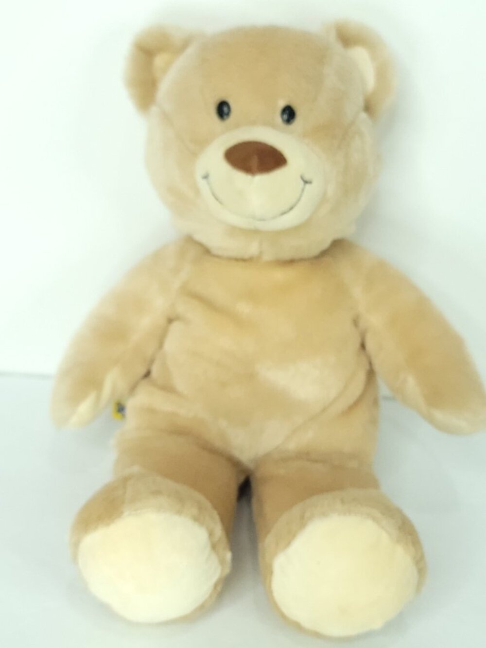 Build A Bear Workshop Brown Cream Stuffed Animal Bear Plush 16" Extra Soft